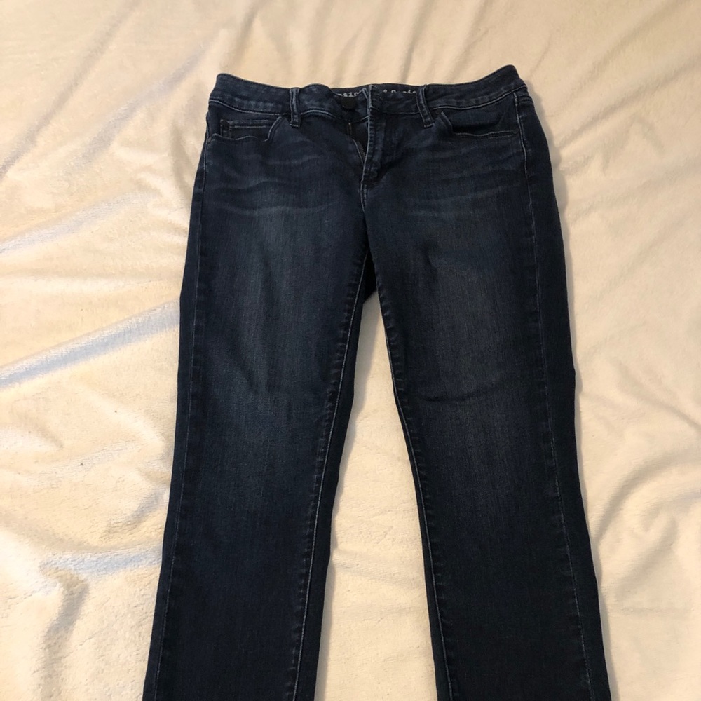 Articles of Society Raw Hemmed Ankle Jeans